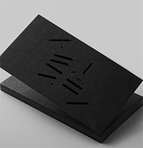 廈門名片印刷_黑卡紙名片燙珠光金極簡(jiǎn)潔名片設(shè)