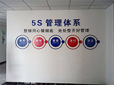 車(chē)間5s管理標(biāo)語(yǔ)文化墻